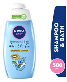 Nivea Baby Shampoo & Bath Head To Toe - 500 ml