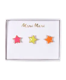 Meri Meri Star Enamel Pins - Pack of 3