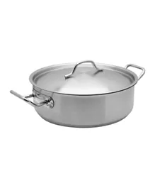 Chefset Casserole Low Cooking Pot With Lid & Double Handle - 26 cm