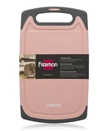 Fissman Multi Purpose Cutting Board - Pink/Grey