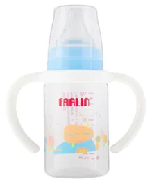 Farlin PP Standard Neck Feeder Bottle with Twin Handle Blue - 140 ml