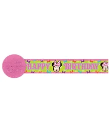 Party Centre Minnie Mouse Crepe Streamer - 914.4 cm