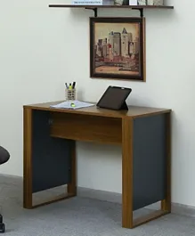 PAN Home Adapt Desk- Walnut & Grey