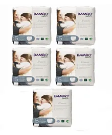 Bambo Nature Eco-Friendly Pants Diapers, Size 5, 12-18kg MEGA PACK OF 5 (100 pants)