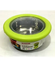 Winsor Stainless Steel Food Container Green - 730mL