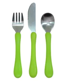 Green Sprouts Learning Cutlery Set 3 Pieces - Green