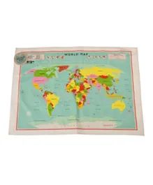 Rex London World Map Tea Towel