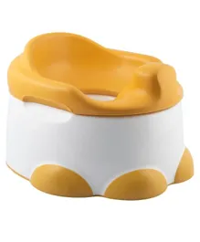 Bumbo Baby Potty Trainer With Detachable Toilet Seat & Step Stool - Yellow