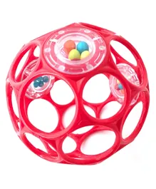 Oball™ RattleOball Rattle Easy Grasp Toy Ball - Red