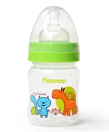 زجاجة تغذية الأطفال البلاستيكية من فيسمان بفتحة عريضة - 120 مل