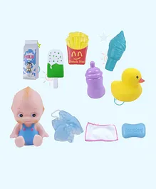 Haijaibao Baby Bathtub Fountain With Bath Accessories + Vest Baby