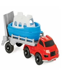 Pilsan Master Transport Truck With Ship - Blue