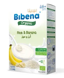 Bibena Organic Baby Cereals Rice and Banana - 200g