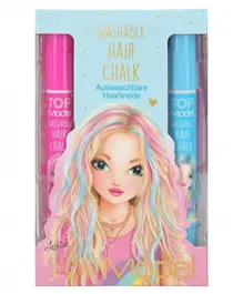 Top Model Hair Chalk Pens 2 Pieces - Pink & Blue