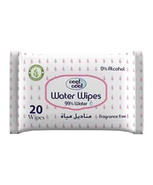 Cool & Cool Water Wipes - 20 Pieces