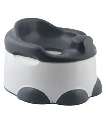 Bumbo Baby Potty Trainer With Detachable Toilet Seat & Step Stool - Slate Grey
