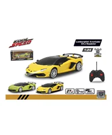 Kool Speed 1:24 Remote Control Full Function Lamborghini Aventador SVJ Roadster Car Toy