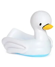 Munchkin White Hot Inflatable Safety Swan Tub - White