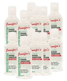 Jennifer's Sensitive Pack of 12 Hand Sanitizer - 75ml