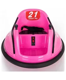 Megatar 6v Electric Drift Swingster 360 Degree Baby Car with Remote Control and Light - Pink