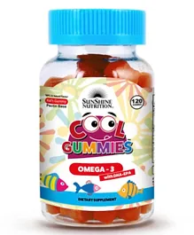 Sunshine Nutrition Cool Gummies Omega 3 With DHA+EPA - 120 Gummies