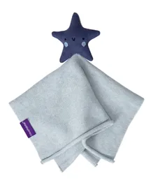 Clevamama Organic Cotton Knit Shooting Star Comforter - Blue