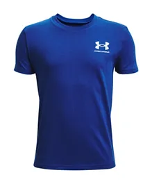 Under Armour UA Sportstyle Left Chest YLG T-Shirt - Royal Blue
