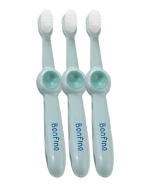 Bonfino Nano Bristles Toothbrush - Pink Pack of 3