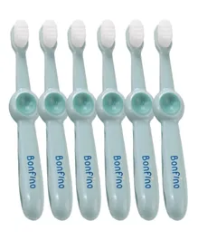 Bonfino Nano Bristles Toothbrush - Pink Pack of 6