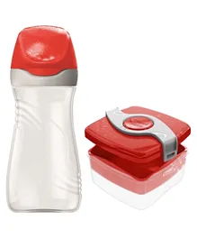 Maped Picnik Origins Water Bottle Red - 430mL with Lunch Box