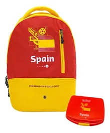 FIFA 2022 Spain Country Sports Backpack Red And Yellow - 17 Inches and FIFA Lunch Boxes & Bags