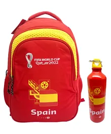 FIFA 2022 Country Double Backpack Spain - 18 Inches and FIFA Water Bottles