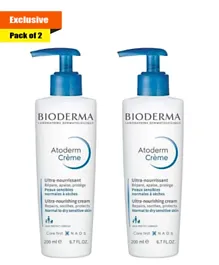 Bioderma Atoderm Creme Ultra Nourishing Moisturizer Cream - 200ml 1+1 Exclusive