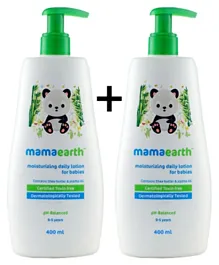 Mamaearth Moisturizing Daily Lotion For Babies 400 ml 1+1