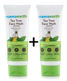 Mamaearth Tea Tree Face Wash - 100mL 1+1