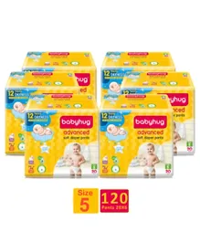 Babyhug Advanced Pant Style Diapers Size 5 - 20 Pieces - Pack of 6