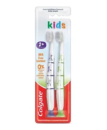Colgate Kids Toothbrush Extra Soft Toothbrush for Kids Pack of 2 - Assorted