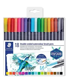 Staedtler Pens Fiber Tip - 18 Colours