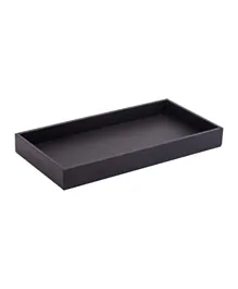A'ish Home Leather Tray - Black