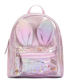 Eazy Kids Rabbit School Backpack Purple - 9 Inches