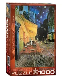 EuroGraphics Cafe At Night By Vincent Van Gogh Puzzle - 1000 Pieces