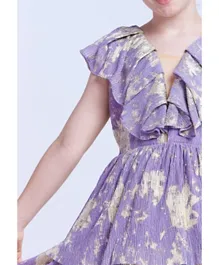 Amri Tie & Dye Dress - Lilac