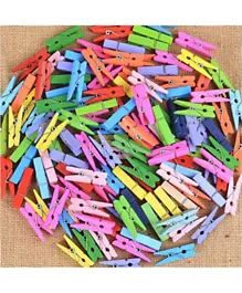 Art & Craft Wooden Craft Pegs Clips - 30 Pieces