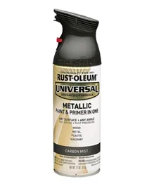 RustOleum Universal All Surface Spray Paint Metallic Carbon Mist - 312g