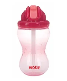 Nuby No-Spill Flip-It  cup Pink - 360ml