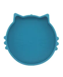 Factory Price Kitty Silicone Plate Set- Blue