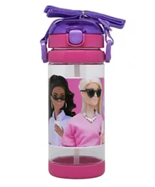 Barbie Premium Sequare Water Bottle - 500ml
