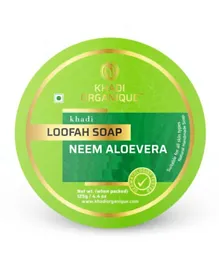 Khadi Organique Neem & Aloe Vera Loofah Soap - 125g