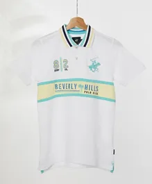 Beverly Hills Polo Club Surfing Since 82 T-Shirt - White