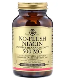 Solgar No-Flush Niacin - 100 Capsules